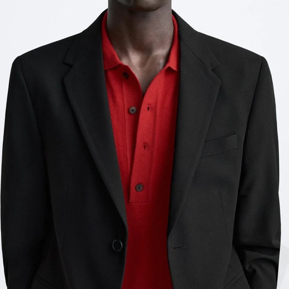 Zara Man Slim Fit Suit Jacket